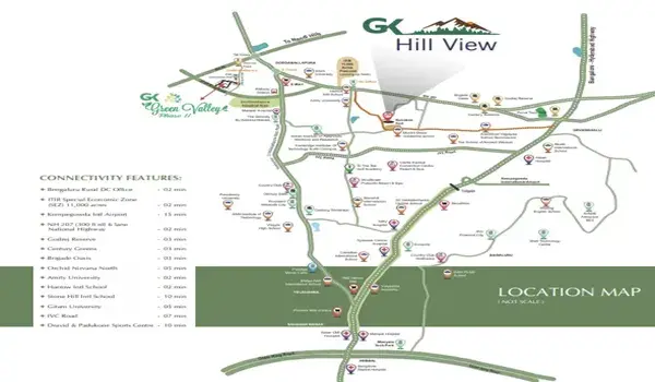 Featured Image of G K Hill View Map